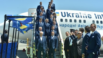 Сборная Украины уже прибыла во Францию