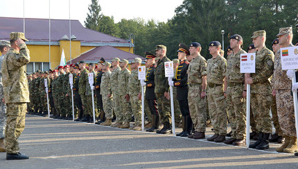На Львовщину прибыло 1200 солдат из 15 стран-членов Cеверо-атлантического Альянса