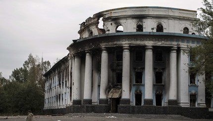 Частично разрушен город Ясиноватая