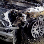 В Киевской области нашли сгоревший автомобиль с трупом в багажнике