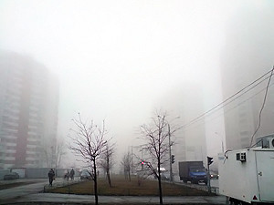 В субботу Украину затянет туманом