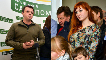 Семен Семенченко показал свою жену и сына