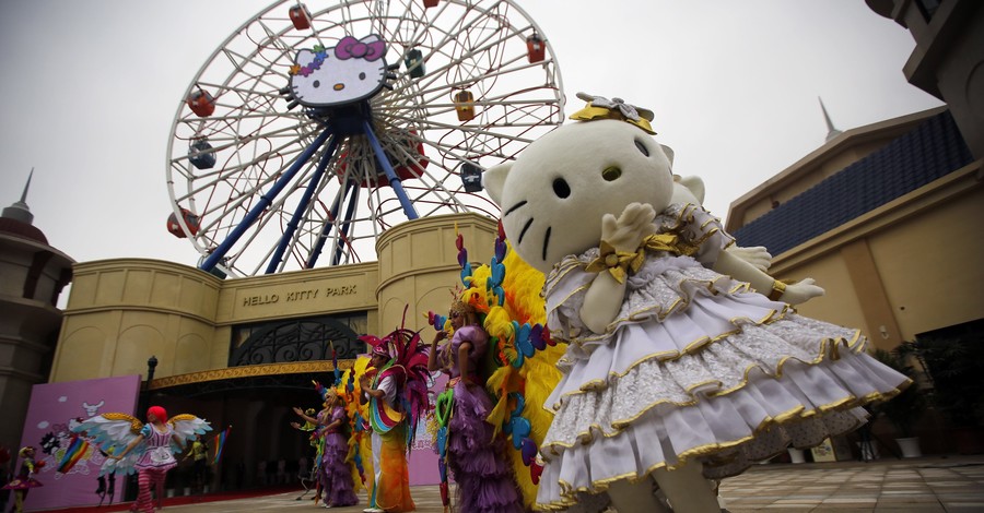 В Китае открыли парк развлечений Hello Kitty