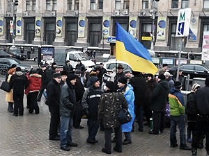 Митингующий Майдан «переехал» на Европейскую площадь