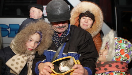 В Днепропетровск привезли 130 переселенцев из Донбасса