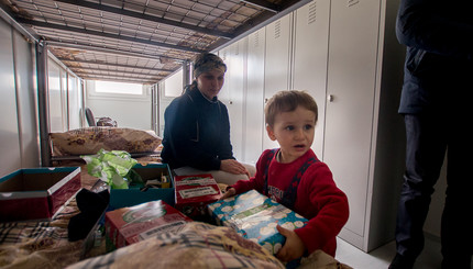 В Запорожье открыли модульные домики для переселенцев 