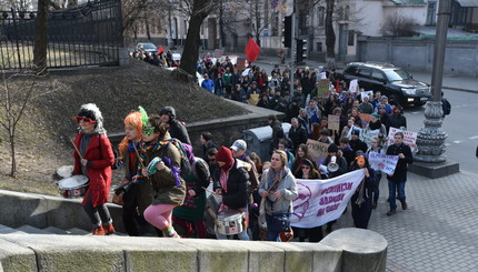 В Киеве прошел Марш феминисток