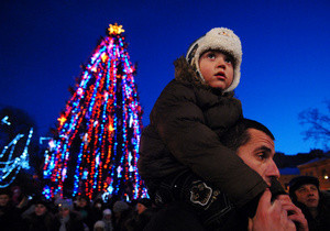 В День Святого Николая зажглась главная елка Львова