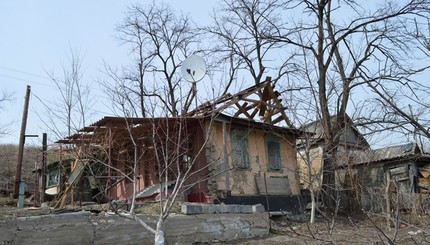 Москаль показал разрушенное село под Луганском