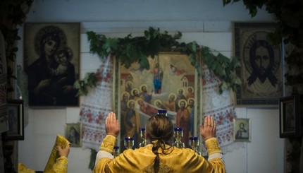 Православные празднуют День Святой Троицы