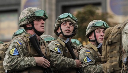 Репетиция военного парада в Киеве