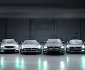 Mercedes снял красочную рекламу сразу четырех новинок