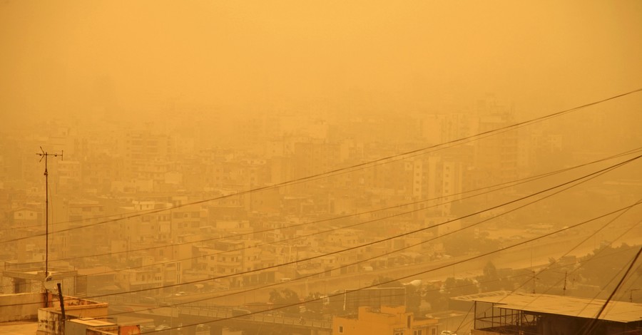 Ближний Восток накрыла песчаная буря