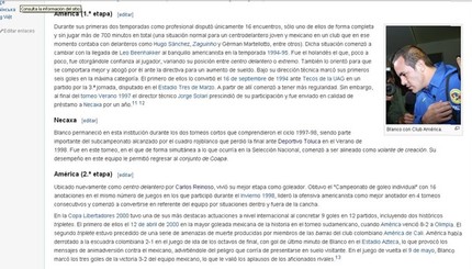 Резюме из Википедии мэра и футболиста Куаутемока Бланко 