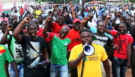 Протест в Уагадугу, Буркина-Фасо