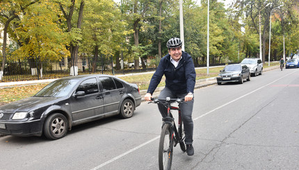 Как Саакашвили голосовал на местных выборах в Одессе