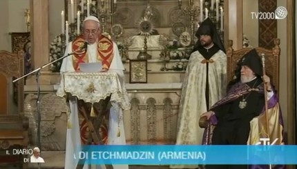 Папа римский в Армении
