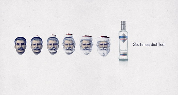 Украинские рекламщики разработали рекламу чешской водки с Гитлером и Сталиным