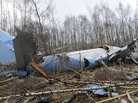 За три дня до аварии разбившийся под Москвой Ту-204 прошел плановый ремонт