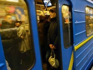 В киевском метрополитене пробка