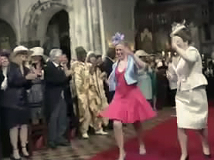 Свадебный танец королевской семьи