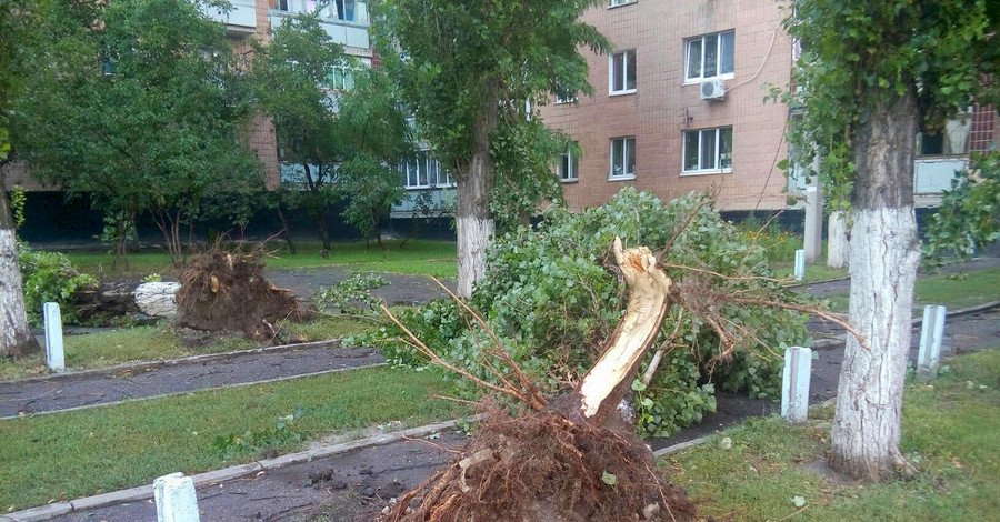 Последствия урагана на Харьковщине