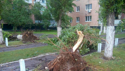 Последствия урагана на Харьковщине