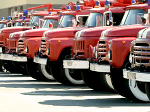 Донецкие пожарные ездят с GPS