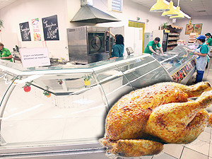 Куры гриль из супермаркета уложили в больницу 32 киевлянина