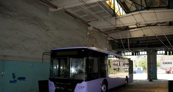 В Донецк прибыли новые троллейбусы