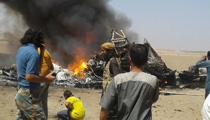 Крушение российского вертолета в Сирии: фото с места события