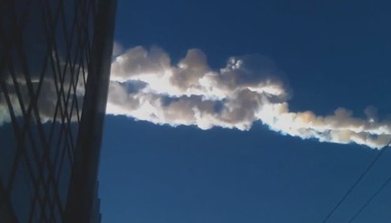 От взрыва метеорита в Челябинске выбило стекла