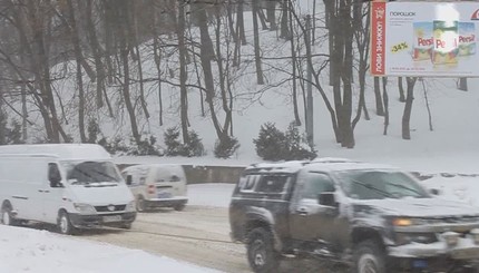 Снежный коллапс на Западной Украине