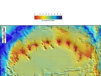 Под тоннами ледяной воды в Антарктике нашли 12 новых вулканов
