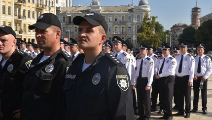 Как в Киеве отметили День Национальной полиции