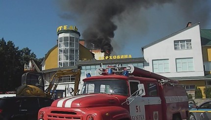 Пожар в киевской 