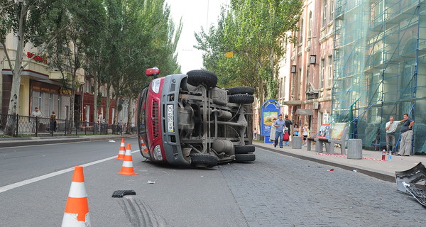 Попавшая в аварию 