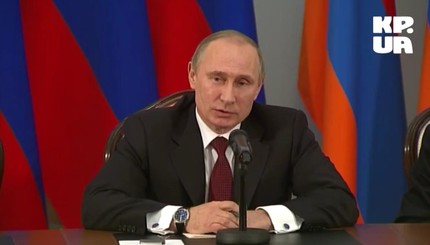 Президент России Владимир Путин прокомментировал события в Киеве