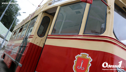 В Одессе заработал трамвай из прошлого