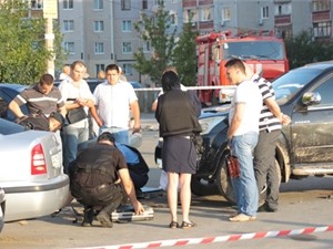 Милиция не нашла террористов, взорвавших джип в Симферополе