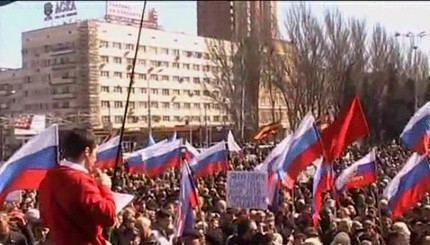 Митинг в Донецке. 22 марта