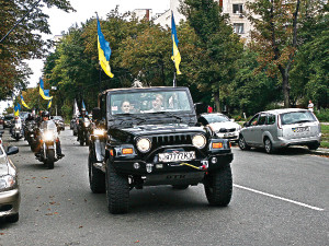 АвтоМайдан встретил День Независимости маштабной акцией в столице