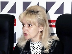 Львовское МВД: милиция не пускала Ирину Фарион на сцену, потому что не узнала