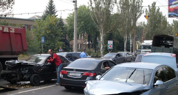 Сегодня в Донецке в железном 