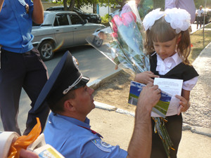 В Симферополе искали грамотных пешеходов среди школьников