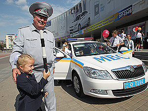 У киевских школьников начались уроки безопасности на дорогах