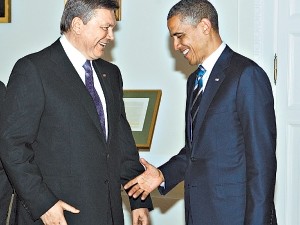 В США Янукович встретился с Обамой и Клинтон