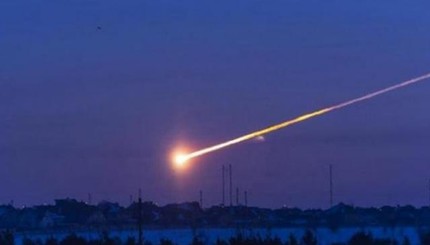 В небе над Сибирью пролетел метеорит