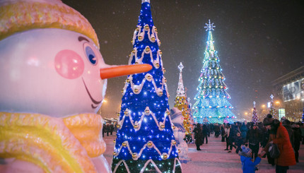 В Харькове царит новогодняя атмосфера 