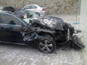 На крымской трассе Lexus влетел в стадо коров – есть жертвы